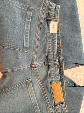 PINK Victoria's Secret Light Blue Wide Leg Jeans